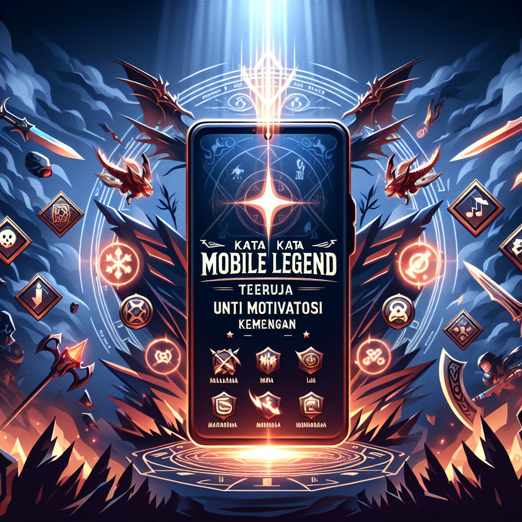 Kata Kata Mobile Legend Terbaik untuk Motivasi Kemenangan