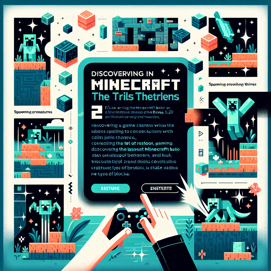 Explore the Exciting New Features in Minecraft Beta 1.20 Download