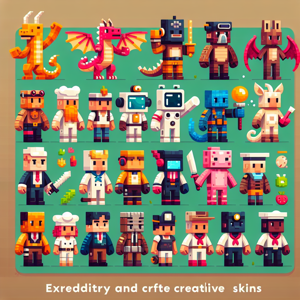 Creative Skins to Transform Your Minecraft Avatar