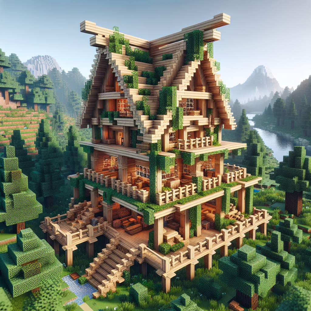 Desain Unik Rumah Minecraft Kayu: Inspirasi dan Tips Membangun
